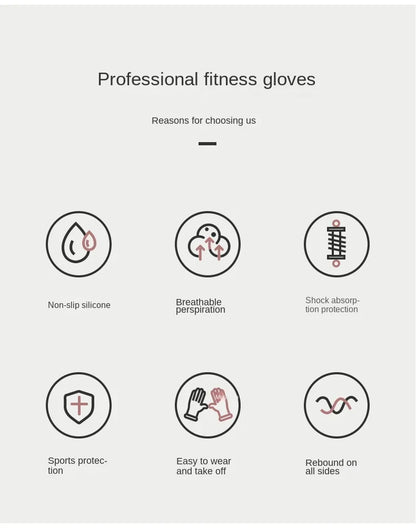 Women's Half Finger Sports Gloves – Anti-Slip, Shock-Absorbing, Breathable Fitness and Outdoor Gloves