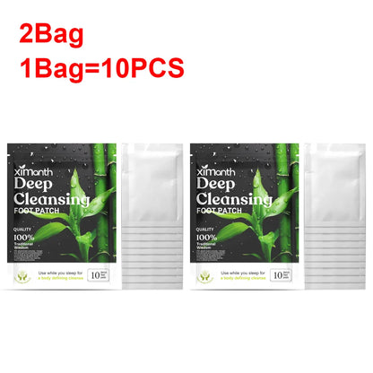 Natural Detox Foot Patches – 10-50PCS/Bag, Herbal Stress Relief, Deep Sleep, and Foot Care Detox Stickers