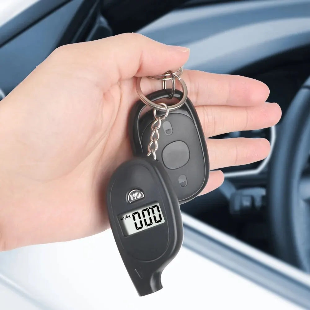Digital LCD Car Tire Pressure Tester Meter Gauge: Auto Motorcycle Tire Safety Alarm - Tire Air Pressure Monitoring
