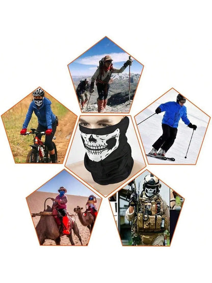 Breathable Skull Mask Balaclava - Seamless Headwear Scarf for Protection and Comfort