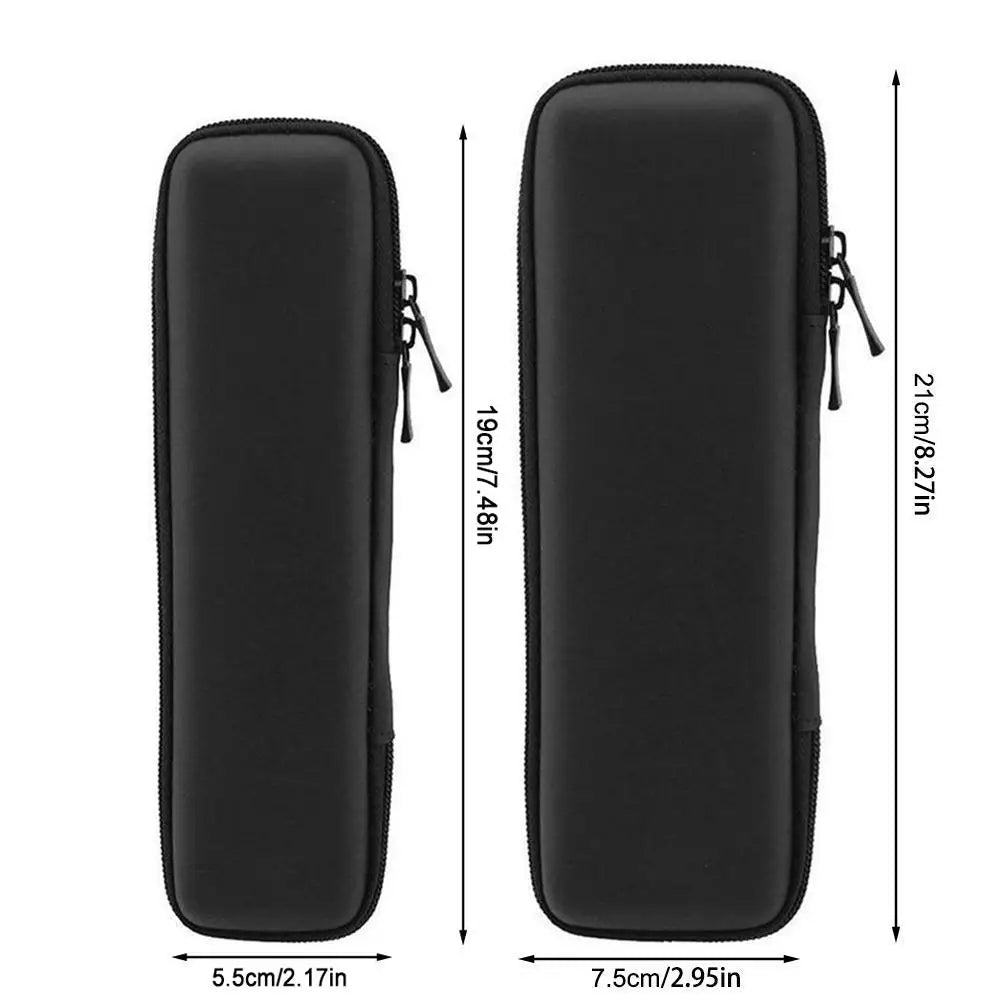 Black EVA Hard Shell Stylus Pen Pencil Case: Protective Holder with Carrying Box - Storage Container for Ballpoint Pens, Stylus, and More