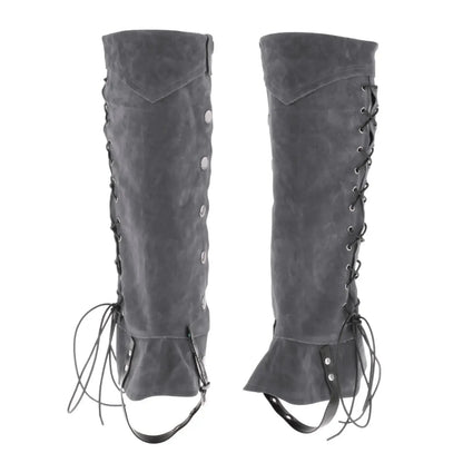 Pirate & Knight Boot Covers – Medieval Costume Shoes Cover for Men, Steampunk & Cosplay Props