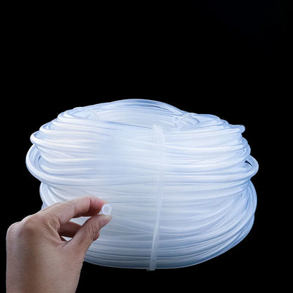 5 Meters Flexible Transparent Food Grade Silicone Tube - 2/4/6/8/10/12 mm Diameter, Garden Rubber Hose, Aquarium Soft Tubing