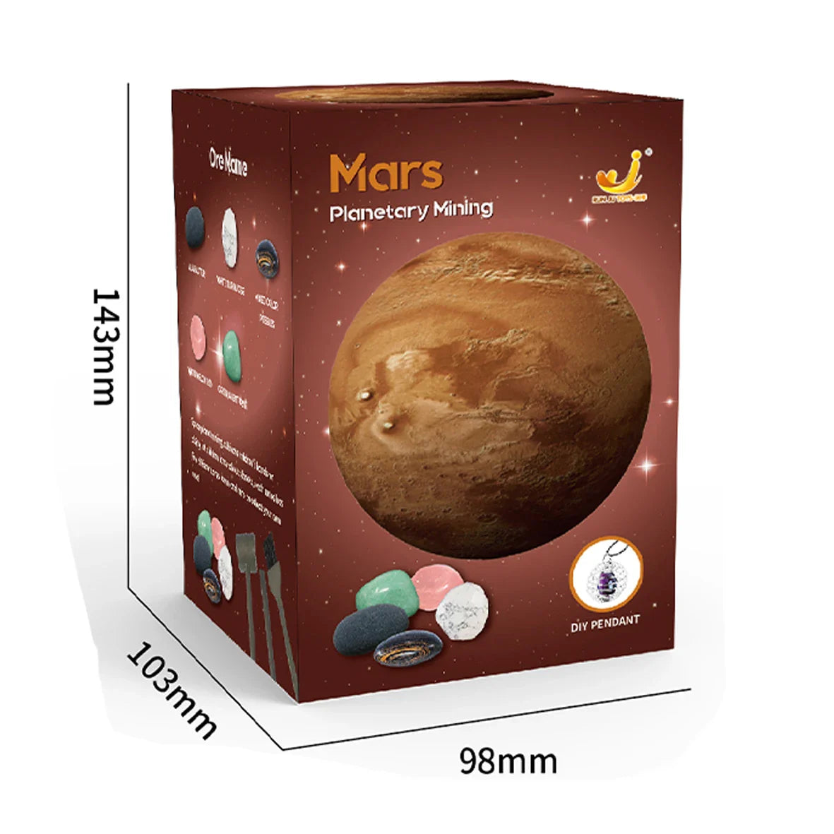 Solar System Archaeology Digging Toy Set – Kids Planet Gem Mining Science Educational Exploration Kit