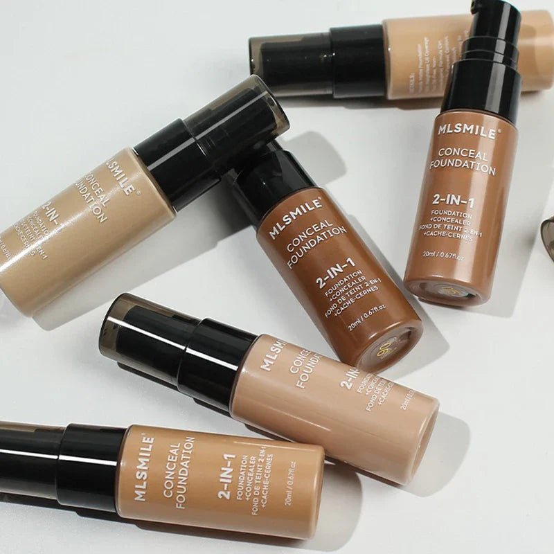 Oil-Control Matte Face Foundation Cream – Waterproof Full Coverage BBCream for Professional Makeup