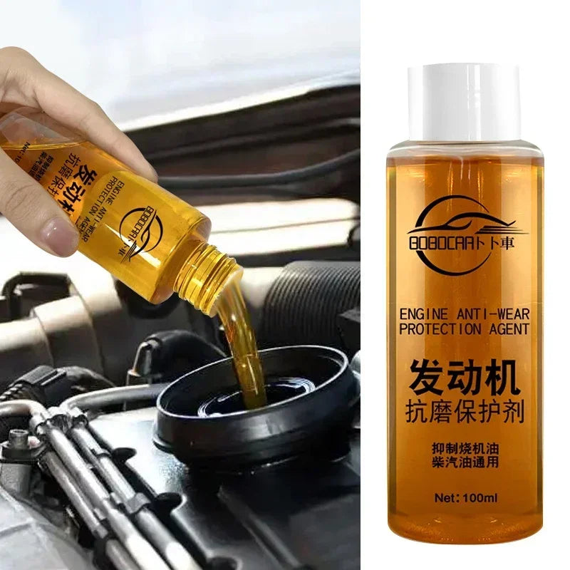 Engine Anti-Wear Additive — Noise Reduction & Performance Booster Car Oil Treatment