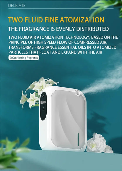 Aroma Diffuser Scent Machine – Bluetooth APP-Controlled Fragrance Distributor with 200m³ Coverage for Home