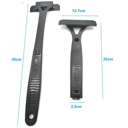 Men’s Back Shaver Razor – Safety Long Handle Foldable Hair Trimmer for Body, Legs & Back Hair Removal