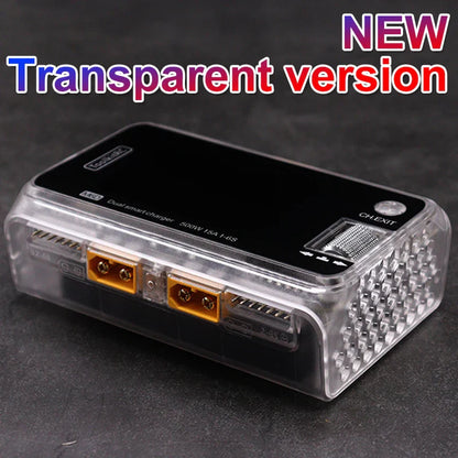 2024 ToolkitRC M6D – 500W 15A DC Dual Channel MINI Smart Charger & Discharger for 1-6S Lipo Batteries, FPV Model Spare Parts