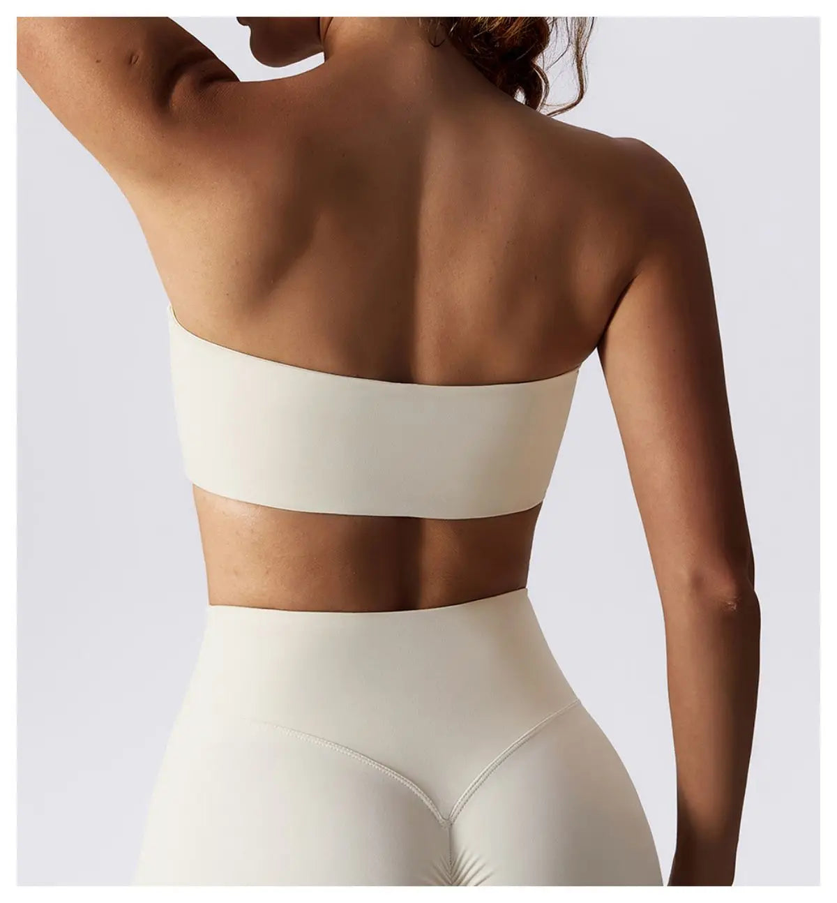 Women’s Strapless Sports Bra — Quick-Dry Yoga & Gym Tube Top | Fitness Chest Wrap Workout Bra