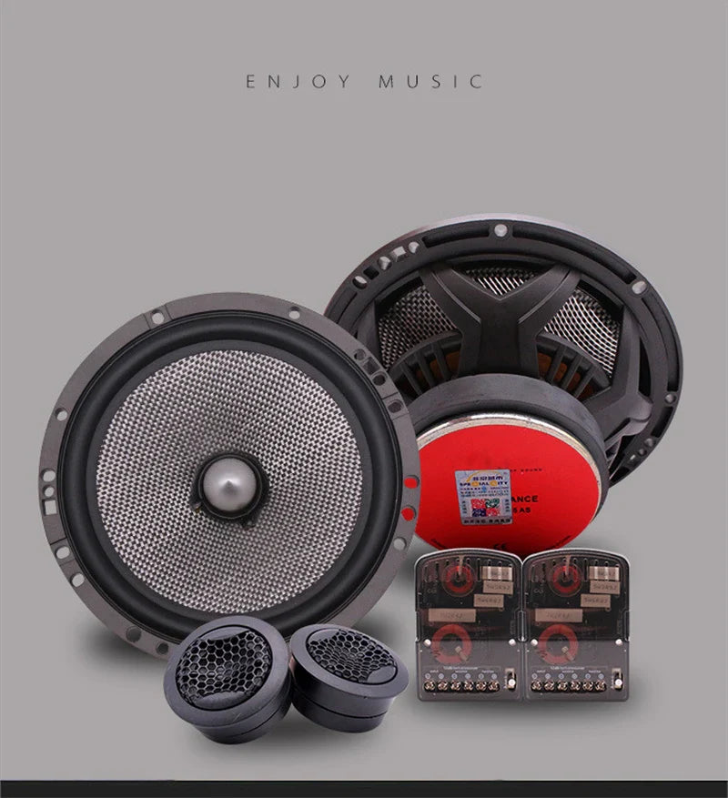 165AS Access Performance Component Car Speakers - 6.5 Inches, 120W - Perfect Father's Day Gift
