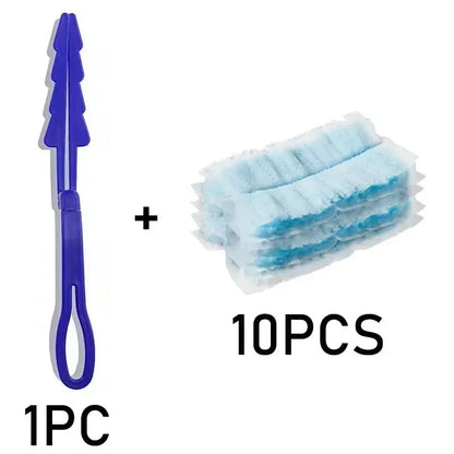 Replacement Microfiber Duster Heads – 10-60pcs Disposable Short Dusters for Home & Office Cleaning, Blinds & Surfaces