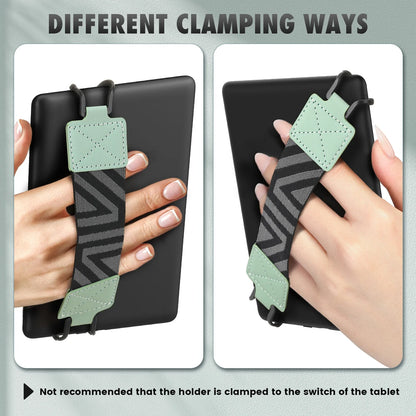 Security Hand Strap for 6-8" Kindle eReaders and Fire Tablets - High-Elasticity, Lightweight Finger Grip Holder