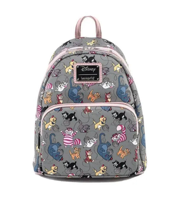Disney Inside Out Sadness Mini Backpack – PU Leather Cartoon Rucksack for Girls, Cute Cosplay Storage Bag