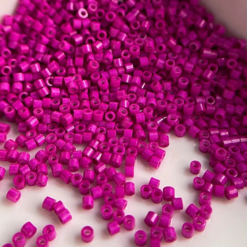 Oil Painting Color Glass Seed Beads - 11/0 Loose Spacer Beads for DIY Jewelry Making, Sewing & Craft Accessories