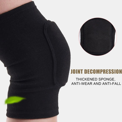 2PCS Sports Compression Knee Pads – Elastic Thickened Sponge Knee Brace for Workout & Dance
