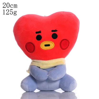BTed Plush Toys Keychain – Kawaii Mini Anime Pendant 12-22cm Soft Stuffed Animal Doll Gift for Kids