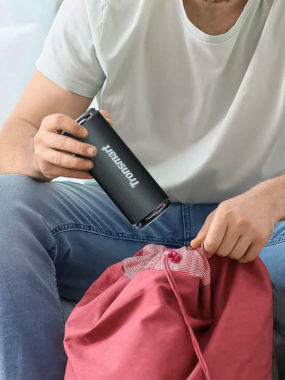Tronsmart T7 Lite Bluetooth Speaker – Enhanced Bass, 24H Playtime, APP Control, IPX7 Waterproof Portable Speaker for Camping