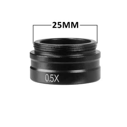 1080P 4K Industrial Microscope – 150X C-Mount Lens with 48MP/13MP Digital Camera, HDMI/USB-C/VGA for PCB Soldering & DIY