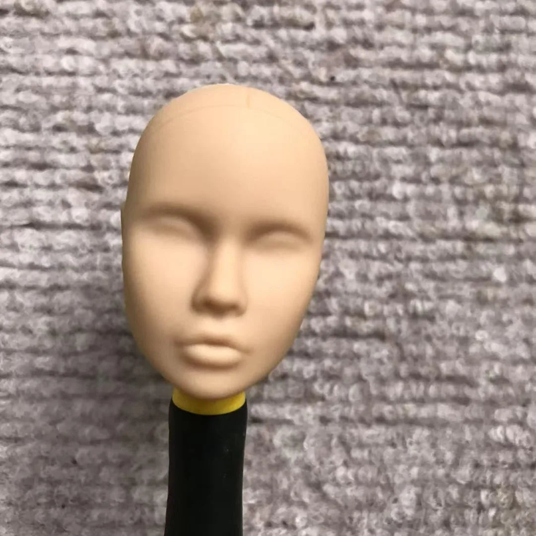Poppy Blank Face Doll Heads — 1/6 DIY Crafting Parts in Super White, Coffee, Pink & Beige Skin for Doll Making