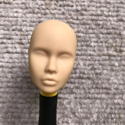 Poppy Blank Face Doll Heads — 1/6 DIY Crafting Parts in Super White, Coffee, Pink & Beige Skin for Doll Making