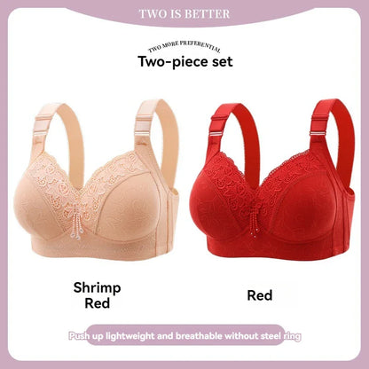 Women’s Lace Deep V Ultra-Thin Bralette – Sexy Sheer Lingerie Top Plus Size Comfortable Everyday Bra