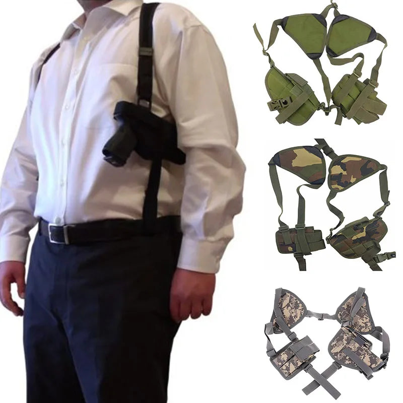 Concealed Carry Shoulder Holster - Adjustable Underarm Pistol Holster for Glock 17/19/22, Beretta M9, PX4, P226