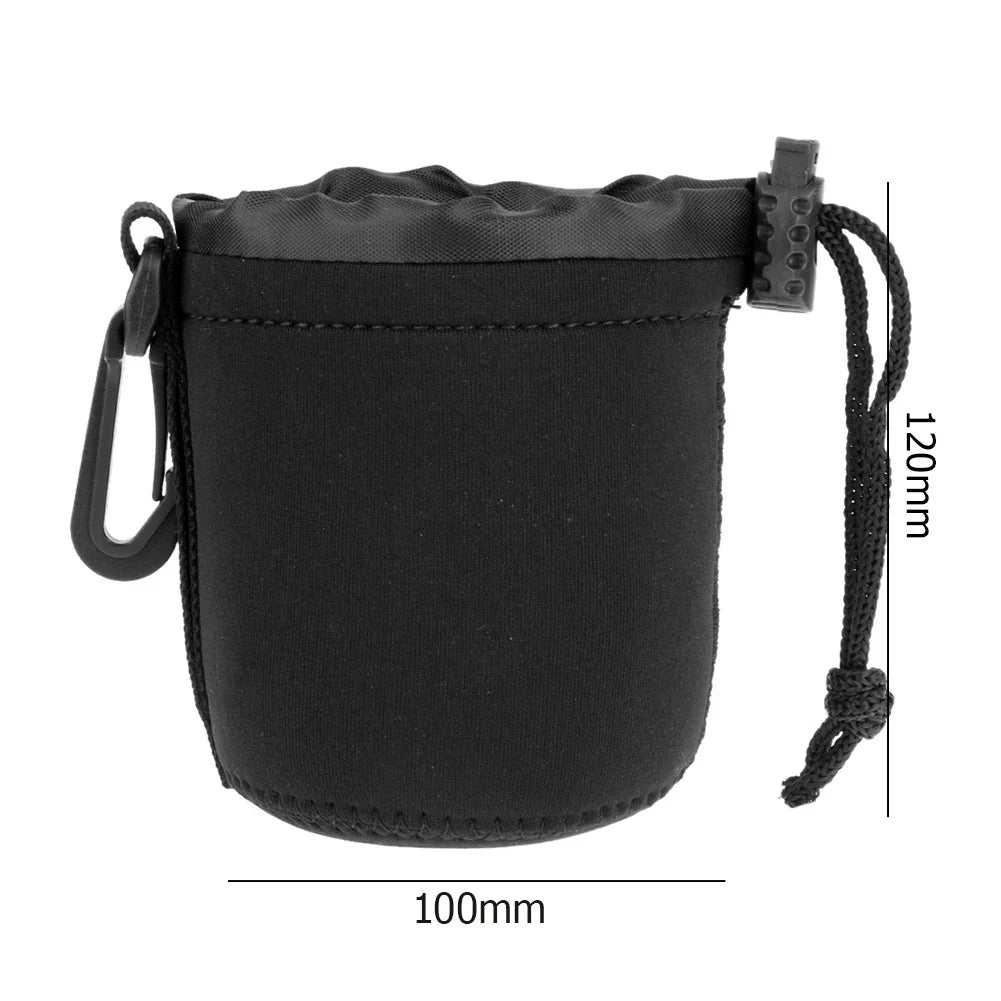 Neoprene Camera Lens Pouch — Waterproof Soft Case for Canon, Sony & Most DSLR Cameras