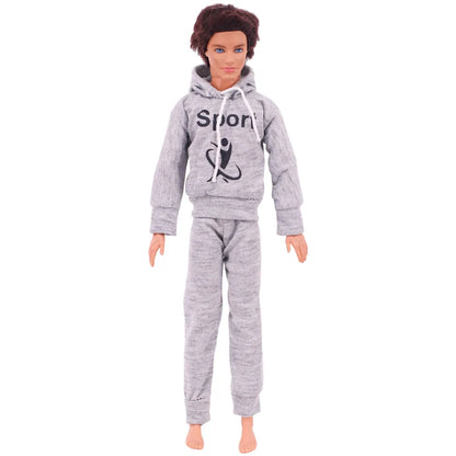 30cm Ken Doll Clothes – Pop Suit Top & Pants Outfit for Boys, Holiday Gift Doll Accessories