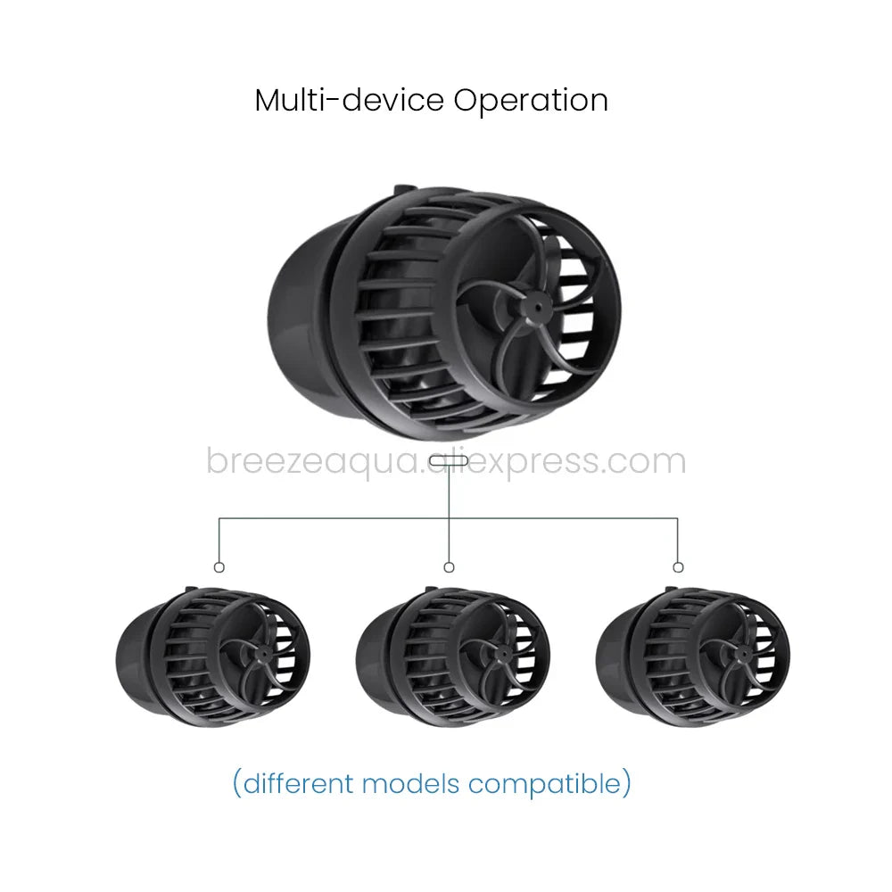 Jebao Jecod Smart Bluetooth Wavemaker Pump – Cordless App Control for Freshwater & Saltwater Aquariums (DMP-10/20/30/40)