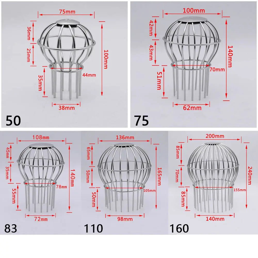 Gutter Balloon Guard Filter Strainer - Downspout Leaf Protection to Prevent Clogging
