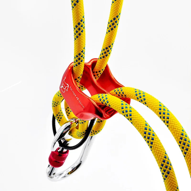 25kN Aluminum ATC Descender – Rock Climbing & Mountaineering Rigging Gear for Indoor/Outdoor Use