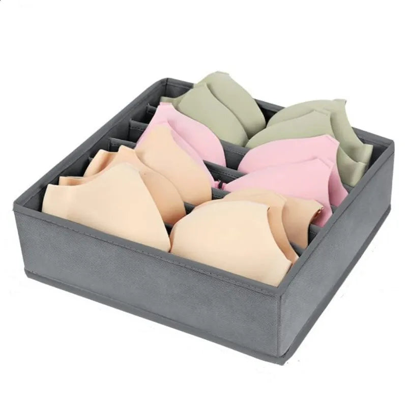 Underwear, Bra & Socks Storage Box – Clothes Organizer for Cabinet, Drawer, and Wardrobe