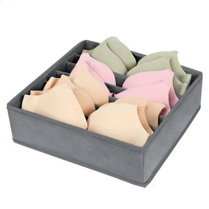 Underwear, Bra & Socks Storage Box – Clothes Organizer for Cabinet, Drawer, and Wardrobe