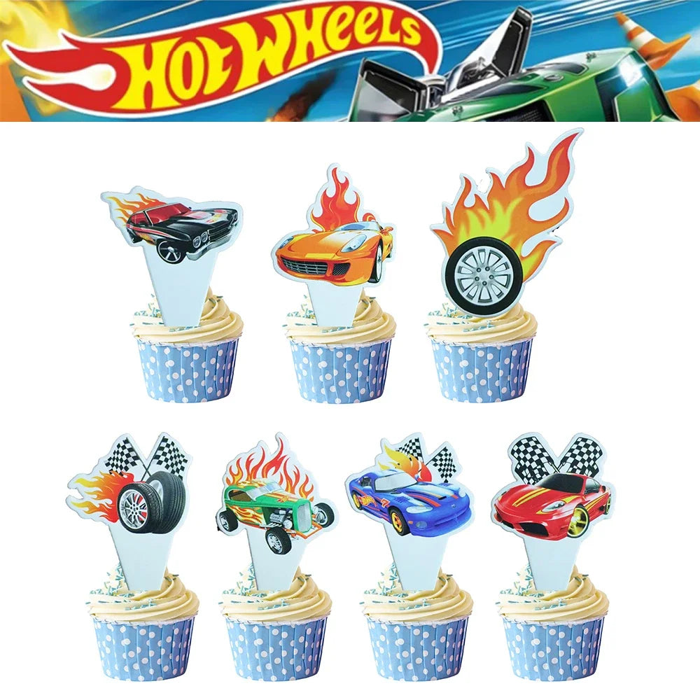 Kids Birthday Party Decoration Kit – Paper Tableware Set with Balloons, Plates, Cups & Tablecloth for Boys Baby Shower Party Supplies
