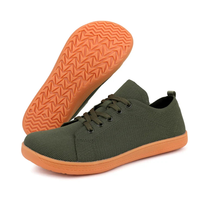 Wide Toe Barefoot Shoes for Men & Women – Minimalist Walking Sneakers with Zero Drop Sole & Breathable Mesh