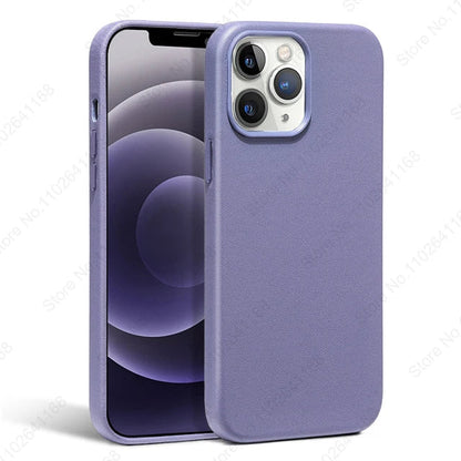 iPhone MagSafe Leather Case - Original Animated Cover for iPhone 13/14/15/16 Pro Max with Magnetic Wireless Charging Support