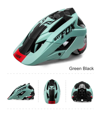 BATFOX MTB Cycling Helmet — Integrally-Molded Mountain Bike Helmet for Speed & Safety