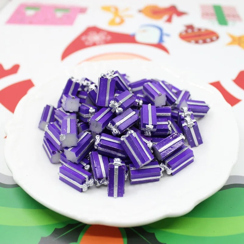 Mini 1/12 Scale Festival Gift Boxes – Resin Christmas & Birthday Dollhouse Decorations (5–20PCS Set)