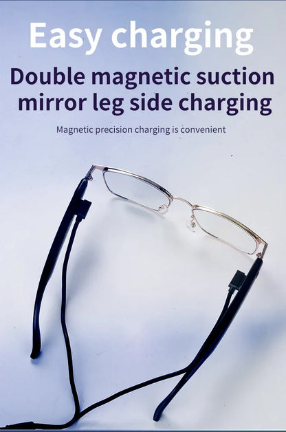 CLLOIO Wireless Bluetooth Smart Glasses – Photochromic Sunglasses with Anti-Blue Ray Reading Lenses & Myopia Prescription Support for Men & Women