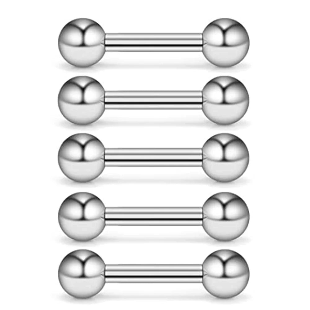 Stainless Steel Body Piercing Kit – Belly Button & Septum Piercing Set, Professional Piercing Tools for Personal and Salon Use