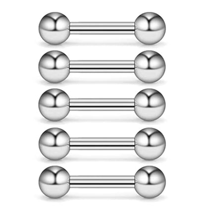 Stainless Steel Body Piercing Kit – Belly Button & Septum Piercing Set, Professional Piercing Tools for Personal and Salon Use