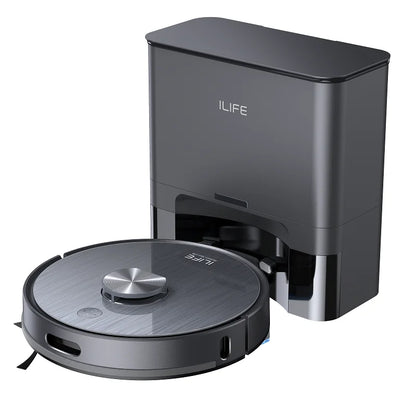 ILIFE T20S LDS Robot Vacuum Cleaner – 5000Pa, Auto Empty Dock, 60-Day Hands-Off Cleaning, Wet/Dry Sweeping & Mopping