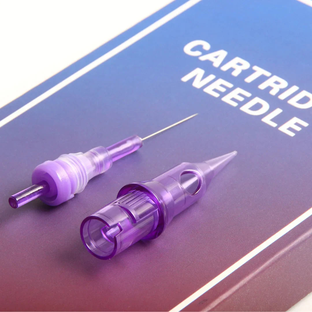 10Pcs 1RL Tattoo Needles Cartridge – 0.18 to 0.4mm Round Liner for Rotary Pen & Microblading Machine
