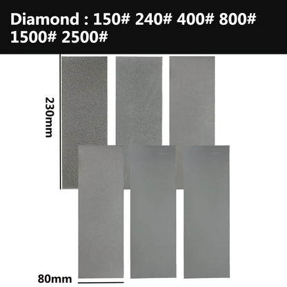 1000 Grit Diamond Plate Sharpening Stone – Large Whetstone for Professional Knife & Blade Sharpening, Apex Edge Tool