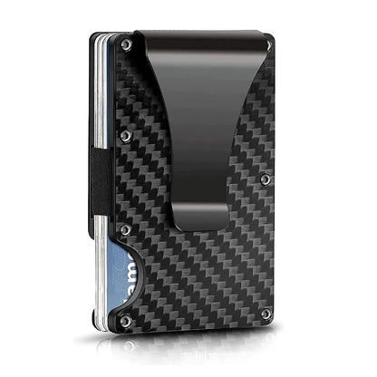 RFID Blocking Metal Wallet – Slim Aluminum Credit Card Holder & Money Clip for Business and ID, 2024 All Colors