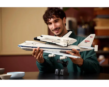2025 ICONS Shuttle Carrier Aircraft Model – 10,360 DIY Building Blocks Bricks Toy for Kids, Creative Home Decor & Christmas Gift