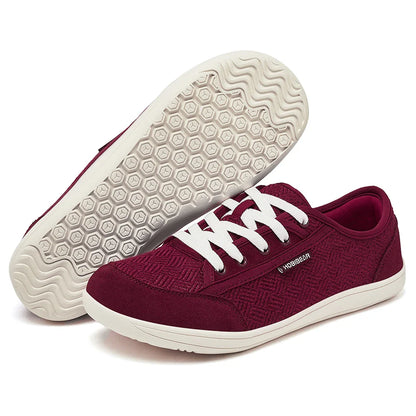 HOBIBEAR Barefoot Shoes for Men & Women | Zero Drop, Wide Toe Minimalist Cowhide Leather Sneakers