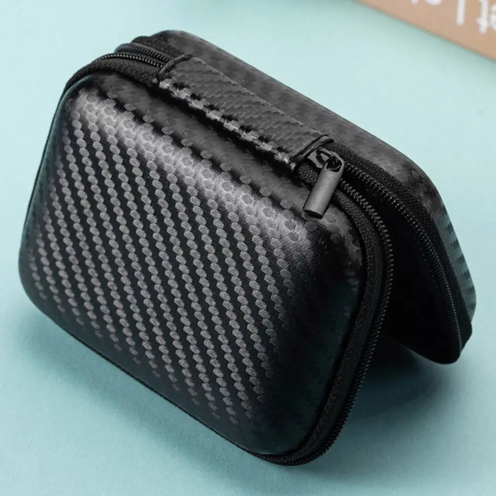 Portable EVA Storage Case - Protective Zipper Pouch for Phone Charger Shaver Hard Drive Data Cable Headphone Accessories
