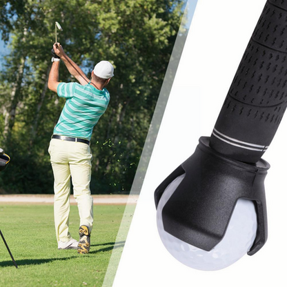Golf Ball Picker Clamp – Rubber & Zinc Alloy Ball Pickup Tool, Convenient Golf Accessories & Training Aid
